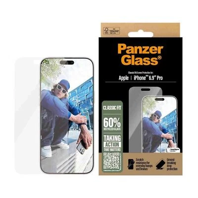 PanzerGlass per Apple iPhone 16 Pro Max Screen Protector vetro protettivo Classic Fit