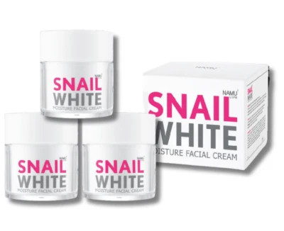 Creme facial hidratante filtro branco caracol 50 ml. x 3 peças - Imagem 1 de 4