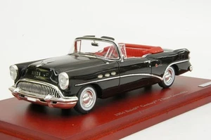 TrueScale 1/43 Buick Century 1954 2-Door Convertible Black/Red TSM134307 - Picture 1 of 1