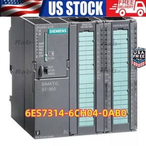 New Siemens 6ES7 314-6CH04-0AB0 6ES7314-6CH04-0AB0 SIMATIC S7-300 CPU 314C-2 DP - Picture 1 of 7