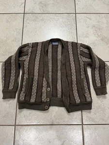 VTG GEIGER KNIT SWEATER BUTTON UP CARDIGAN MADE IN AUSTRALIA SIZE S - Picture 1 of 6