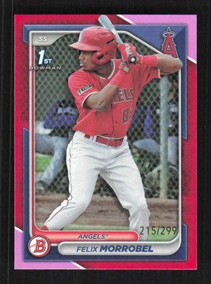Felix Morrobel 2024 Bowman Prospects Fuchsia #BP-121 - Image 1 of 3