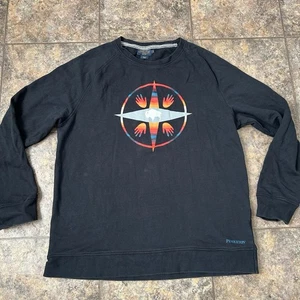 Pendleton Mens Crew Neck Sweatshirt Native Design Bull Long Sleeve - Picture 1 of 4