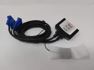 Rosewill 2 Port USB KVM Switch RKV-2UC USB Cable and Switch Remote No Box - Picture 1 of 6