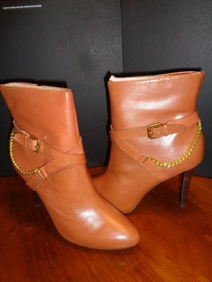 Botines Ralph Lauren LAURIE Talla 8.5 / CAMEL Foto 1 de 4
