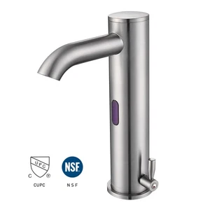 Sensor Motion Touchless Faucet Hands Free Bathroom Sink Cold Hot Mixer Tap - Picture 1 of 12