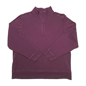 Tommy Bahama Sweatshirt 1/4 Zip lila Gr. Large Shirt Pullover ungefüttert Top - Bild 1 von 17