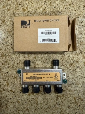 DirecTV 2 X 4 Multi-switch 950-1450 Mhz - 1450 Mhz (ms2x4r0-03) - Image 1 of 4