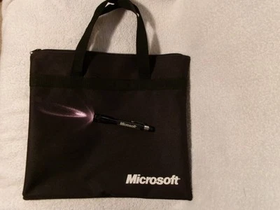 Computer Related Vintage Memorabilia Microsoft Carry Bag and Maglight Flashlight - Image 1 of 4