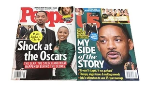 Will Smith 2pc People & Us Weekly April 2022 Issue Magazines NEW The Oscars - Picture 1 of 3