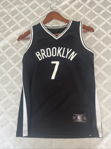 Nike Youth Medium Brooklyn Nets Jersey No. 7 Black - Picture 1 of 3
