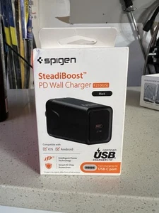 Chargeur USB C | Spigen [ArcStation Pro] 27W Chargeur Mural iPhone 13 / S22 / iPad - Photo 1 sur 3