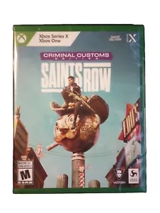 Saints Row Criminal Customs Edition (Xbox Series X/Xbox One, 2022) NUOVO E SIGILLATO - Foto 1 di 3