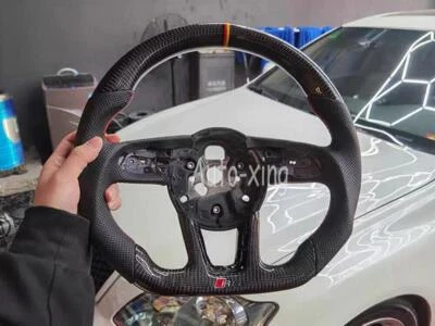 New Carbon Fiber Steering Wheel for Audi A3 A5 A6 A7 A8 S4 S8 S1 S4 S5 S6 RS7 RS Foto 1 de 4