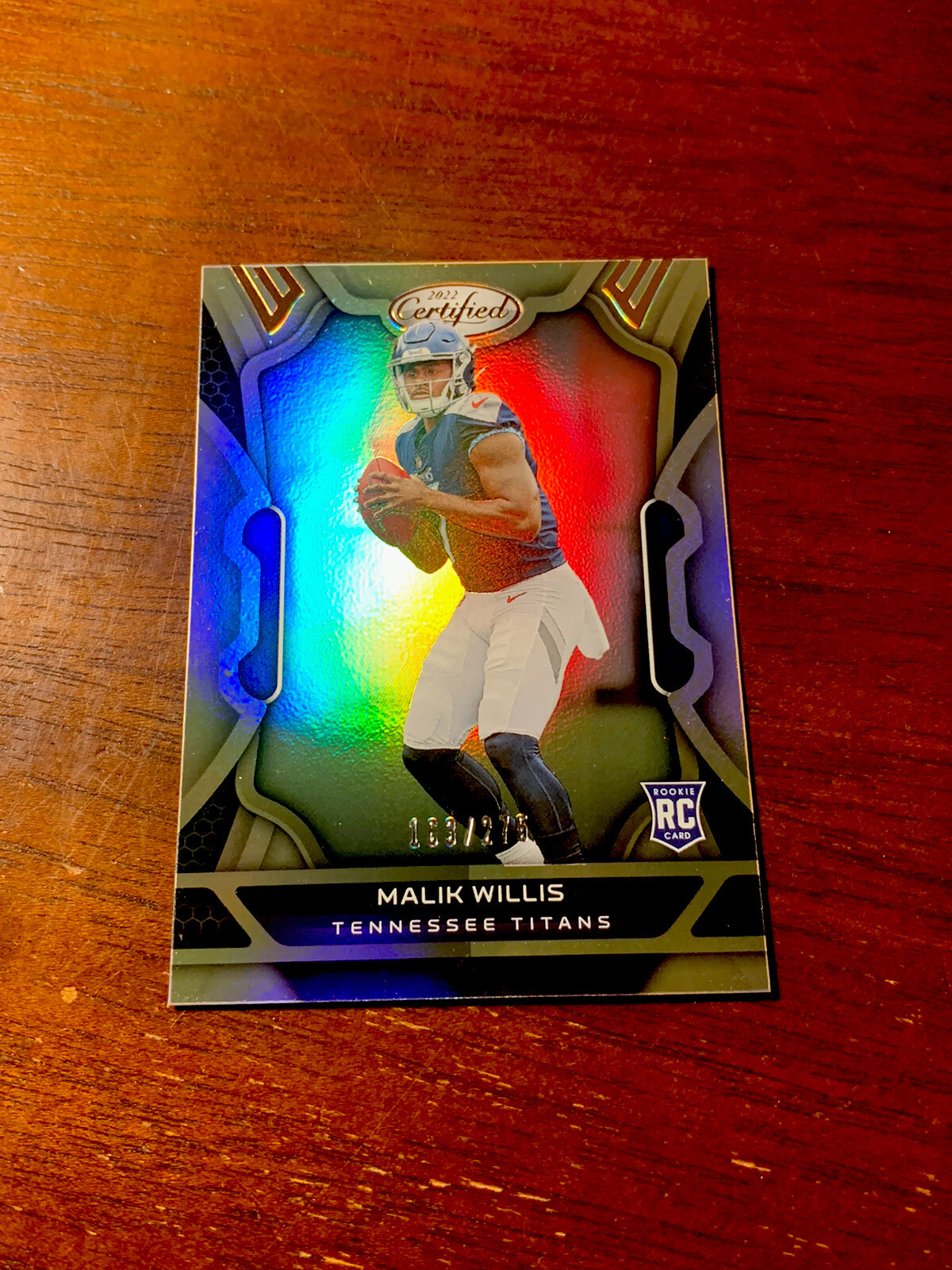 Malik Willis 2022 Panini Certified Football Bronze Rookie /275