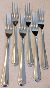WESTBROOK by Wallace 18/8 Stainless Six Dinner Forks - Picture 1 of 3