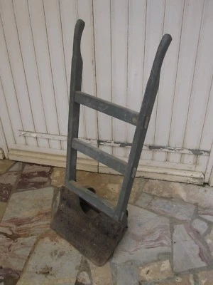 meuble objet de métier Diable ancien de meunier de ferme en bon état d'origine - Photo 1/4