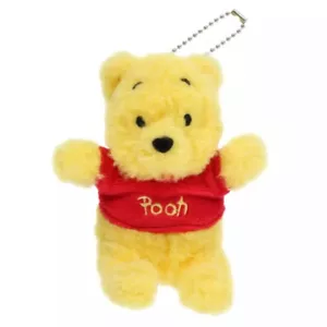 Disney Winnie the Pooh Plush Badge Bag Charm Keychain - Tokyo Disney Resort - Picture 1 of 3
