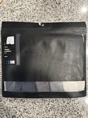 Lululemon Always in Motion Modal 5" LARGE Short Boxer 5 Pack Brief Underwear NEW - Image 1 of 2