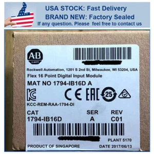 1794-IB16D AB New Factory Sealed AB 1794 IB16D SER A Free Shipping - Picture 1 of 5