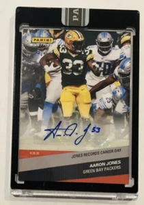 2020 Aaron Jones Records Career Day signed Panini Instant Packers Auto #26 3/10 - Bild 1 von 2