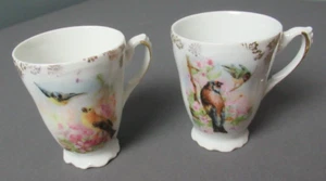 2 mini tazas de porcelana vintage con asas - pájaros - JS-PV Alemania - 169 - Imagen 1 de 8