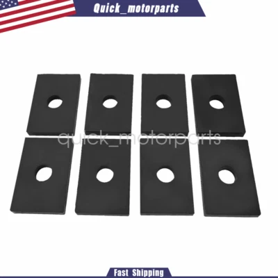 For 1947-1987 Chevy GMC C10 C20 C30 Truck Rubber Bed Mount Pad Kit 8pc GM Pickup Foto 1 de 4