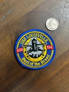 USS LOUISVILLE SSN 724 NAVY Cappello o Giacca Patch, Insegna Militare - Foto 1 di 2