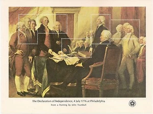 US 1687 The Declaration of Independence 18c sheet 5 MNH 1976 - Picture 1 of 1