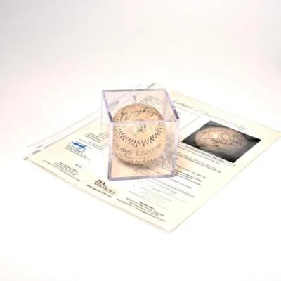 National League Stars 1930s Multi Signed Baseball JSA COA Hubbel O'Doul Etc - Image 1 of 4