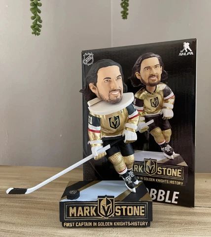 MARK STONE Las Vegas Golden Knights “1st Captain” EXCLUSIVE Bobblehead #/360 NIB Cover