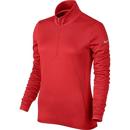 Pullover de golf para mujer Nike térmico 1/2 cremallera rojo talla S 685282-696 Foto 1 de 1