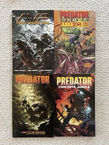 Predator Comic TPB Lot - Vs Judge Dredd, AVP Three World War, Concrete Jungle - Picture 1 of 1