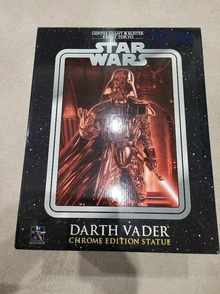 RARE PROMO - Gentle Giant Star Wars Chrome Edition Darth Vader Statue  - BNIB  - Image 1 of 4
