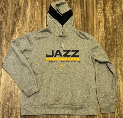 Utah Jazz Nike Spotlight On Court Performance Practice Hoodie Sweatshirt Size L Cover