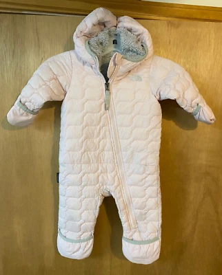 The North Face Traje de Nieve Bebé Termoball 1 Pieza Rosa Con Capucha Aislante - 6-12 Mos Foto 1 de 3