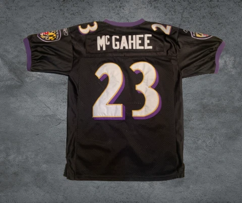 Willis McGahee Baltimore Ravens #23 Reebok Jersey Size 48 Authentic NFL Football Cover