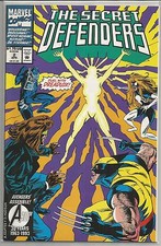 The Secret Defenders #2, Vintage Marvel comic book from April 1993