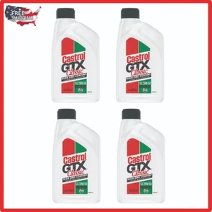 Castrol GTX Conventional Engine Oil 20W-50 1 Quart ( 4 PACK ) Free shipping - Picture 1 of 3