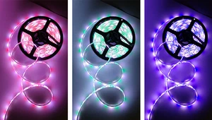 5M 5050 Tira de LED RGBW Impermeable Controlador IR Adaptador + Blanco 300leds Color - Imagen 1 de 12