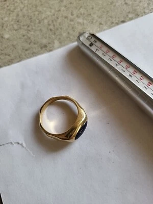 Anna Beck Ring  ring 925 Gold Plated size 9 - Image 1 of 4