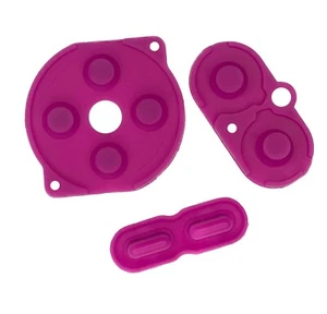 *NEW* Nintendo Game Boy Pocket GBP System Button Rubber Pads Set Pink - Picture 1 of 1