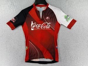 Cycling Jersey Women Small Red Butte 100 Coca Cola Montana Sierra Nevada Brewing - Picture 1 of 14