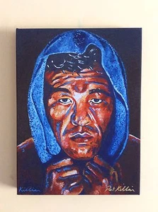 "Arturo Gatti" Canvas Art Print By Patrick J Killian - Hand Embellished - Picture 1 of 2