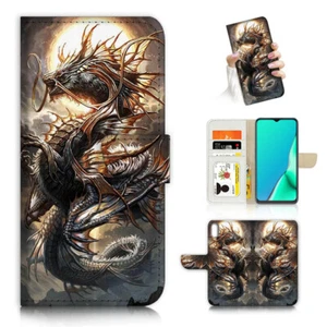 ( For ZTE A3 SE ) Wallet Flip Case Cover AJ24247 Dragon - Picture 1 of 7