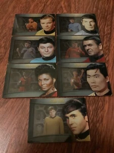 STAR TREK HEROES AND VILLAINS THE ORIGINAL SERIES SHADOWBOX CARD SET RITTENHOUSE - Picture 1 of 2