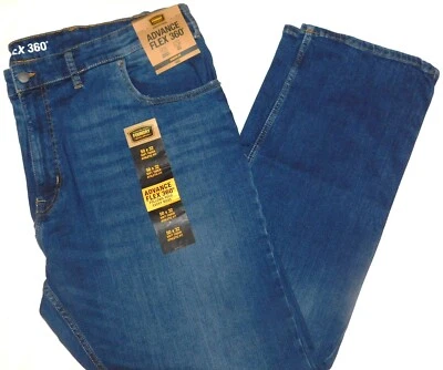 The Foundry Supply Co. Pantalones de mezclilla elásticos grandes y altos medianos azul índigo Foto 1 de 4