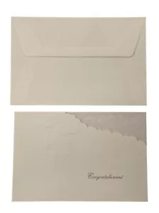 5 BIGLIETTI AUGURI CONGRATULAZIONI MATRIMONIO NUVOLETTE CM 17 - Foto 1 di 3