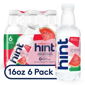 Hint Flavored Water Infused with Watermelon Essence, 16 fl oz, 6-Pack - Picture 1 of 3