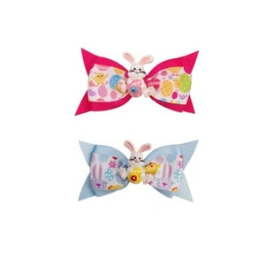 3 Inch Easter Bunny Hair Bows ClipsChic Lovely Bunny Hair Barrettes Hair Acce... - Picture 1 of 6